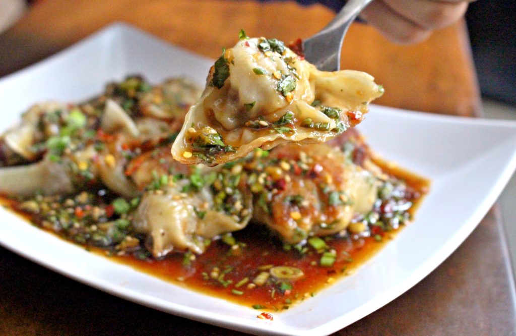 Sweet & Spicy Potstickers kingcooks